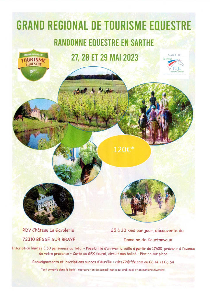 GRTE en Sarthe, les 27-28 et 29 mai 2023