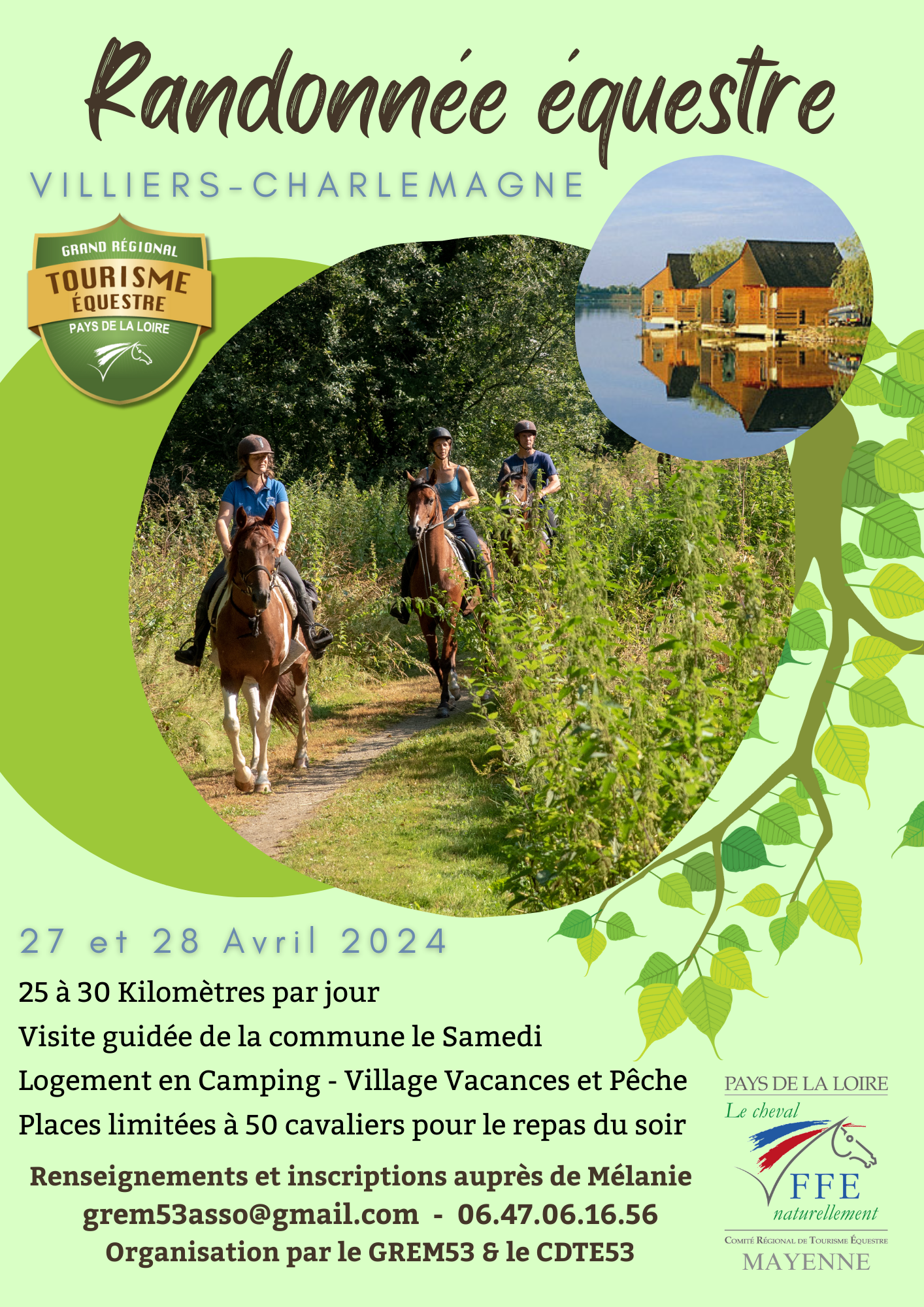 Réservez dès à présent vos premières randonnées de printemps en Mayenne