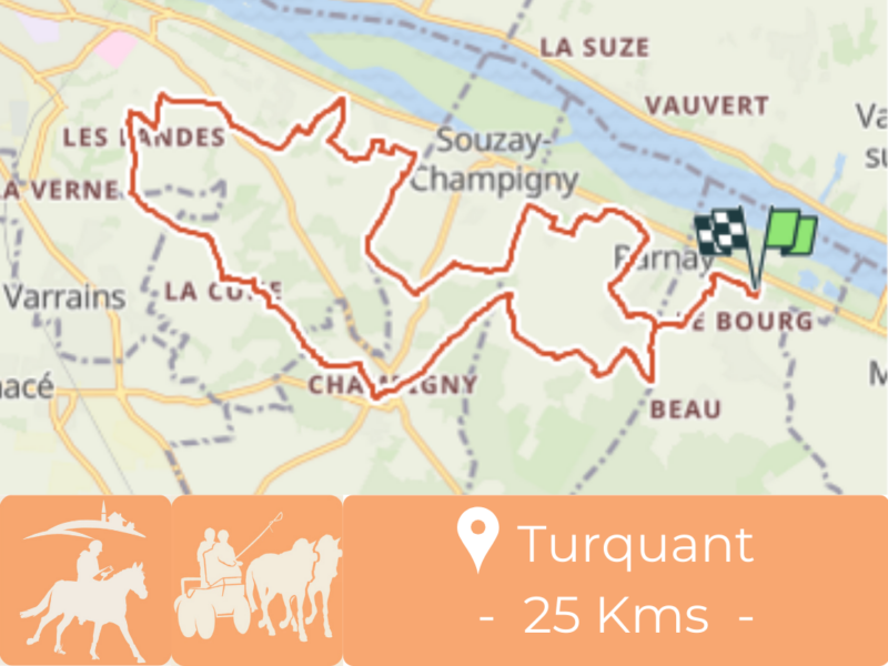 Circuit Vignes et Coteaux départ de Turquant