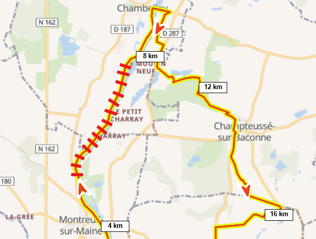 Info itinéraire « Entre rives et villages de charmes »