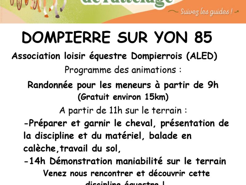 Journée de l&rsquo;attelage à Dompierre sur Yon