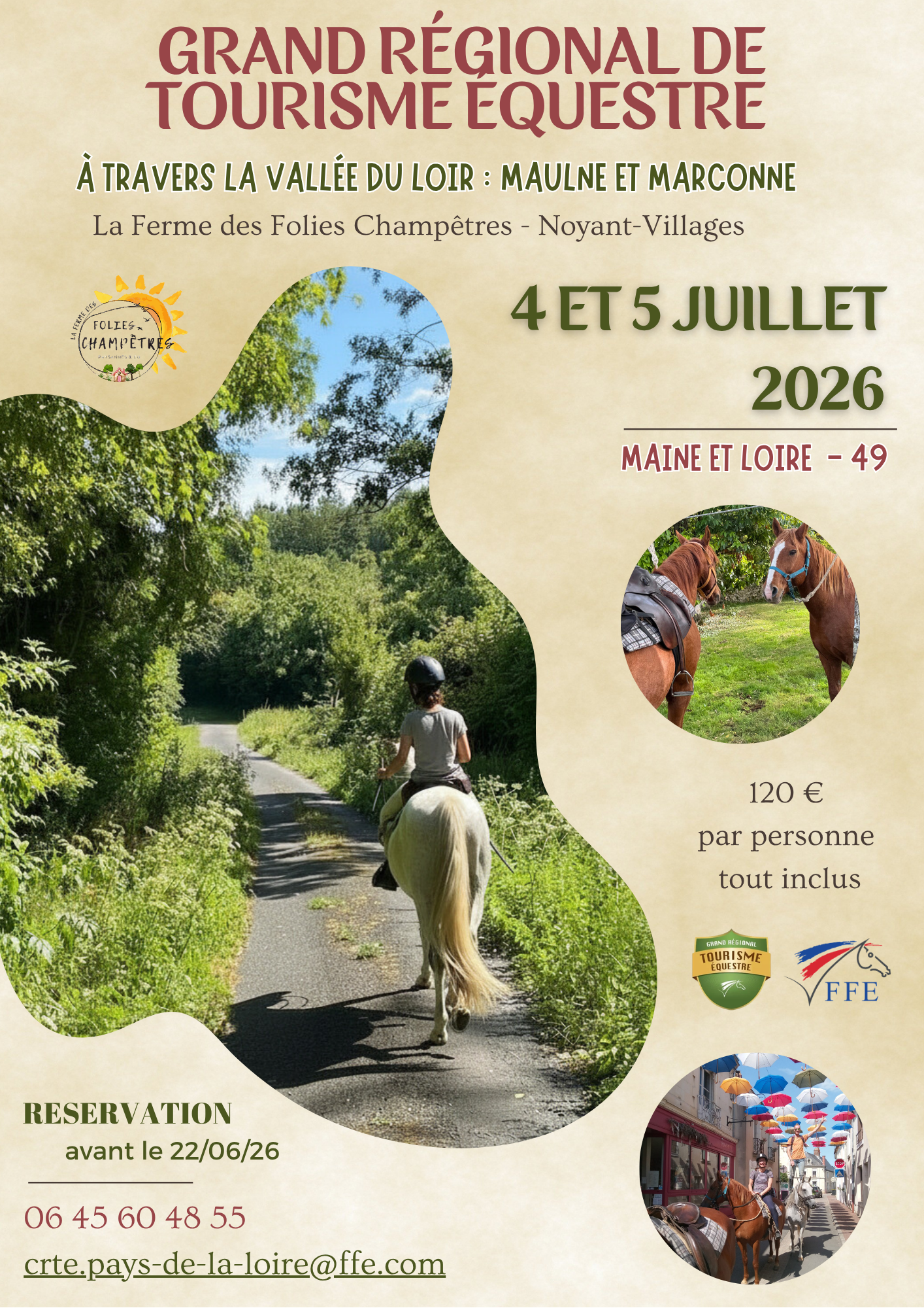 Réservez déjà votre GRTE en Anjou les 4 et 5 juillet 2026 Réservez déjà votre GRTE en Anjou les 4 et 5 juillet 2026