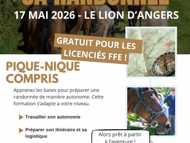 Formation le 17 mai 2026 : « Comment préparer sa randonnée »