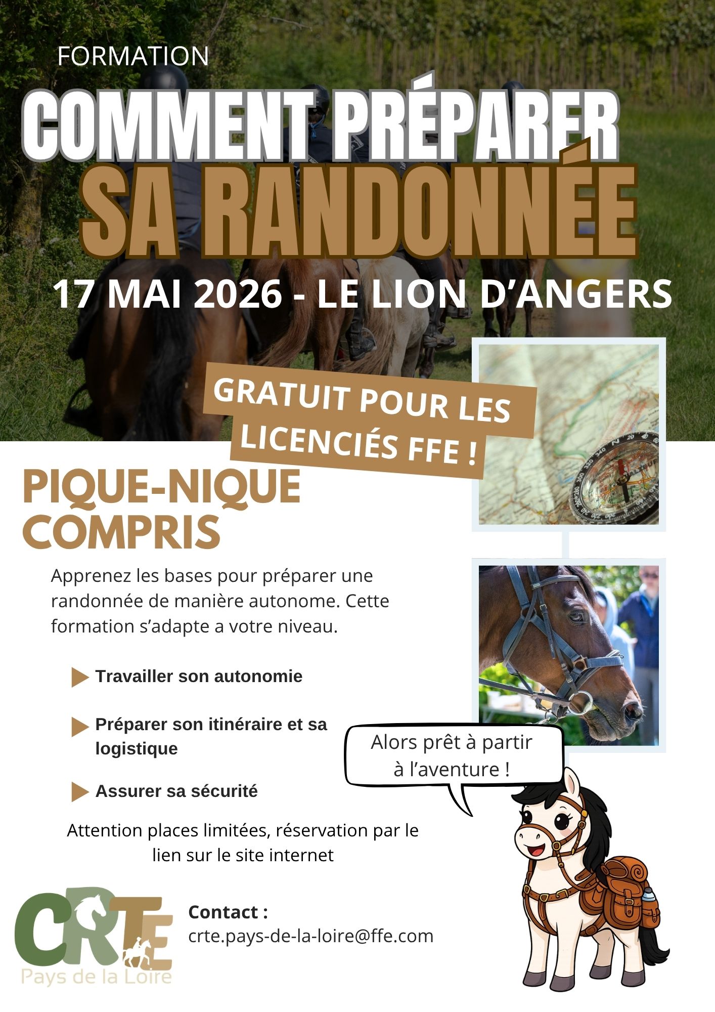 Formation le 17 mai 2026 : « Comment préparer sa randonnée »