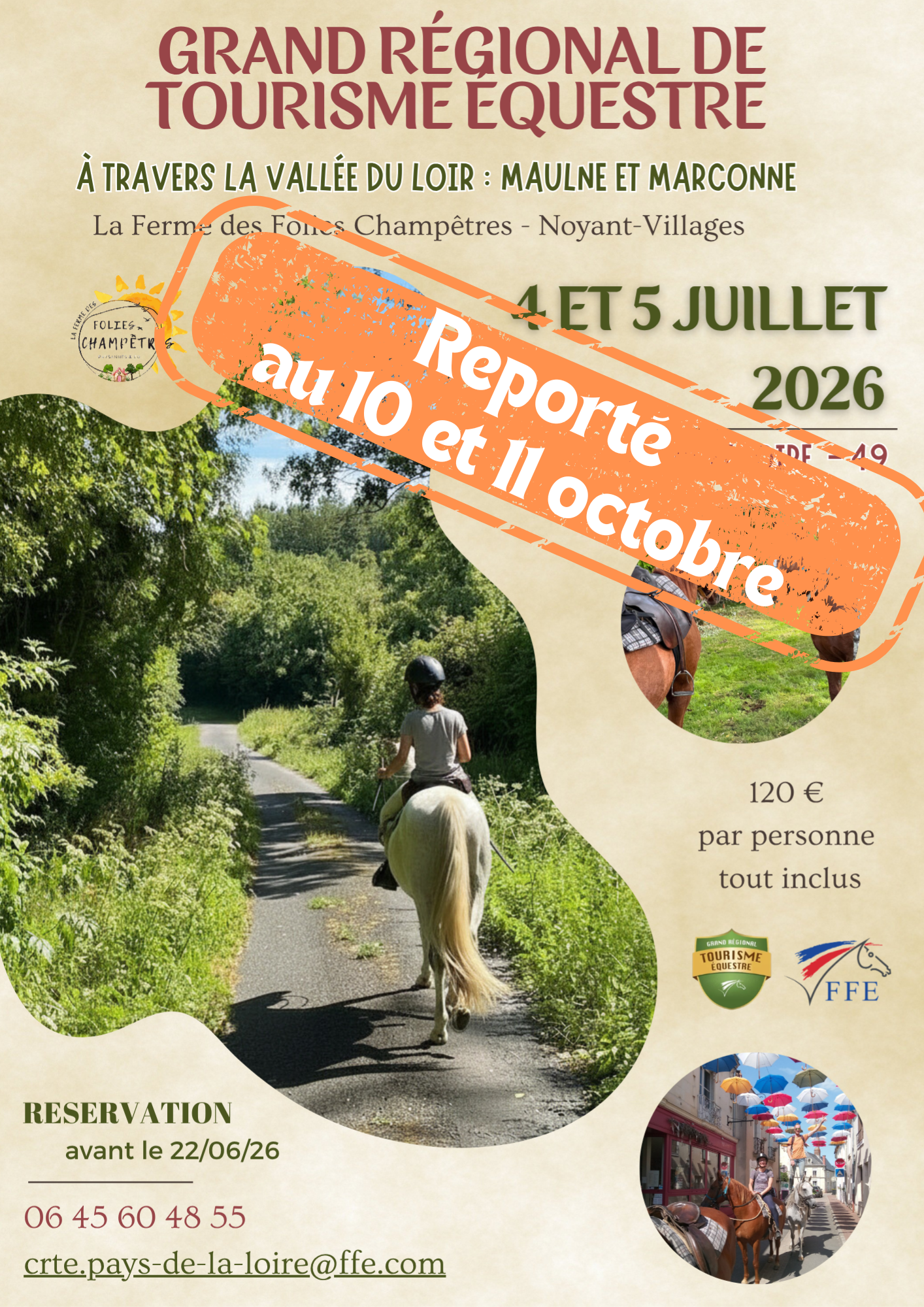 GRTE Maine et Loire reporté au 10 et 11 octobre 2026