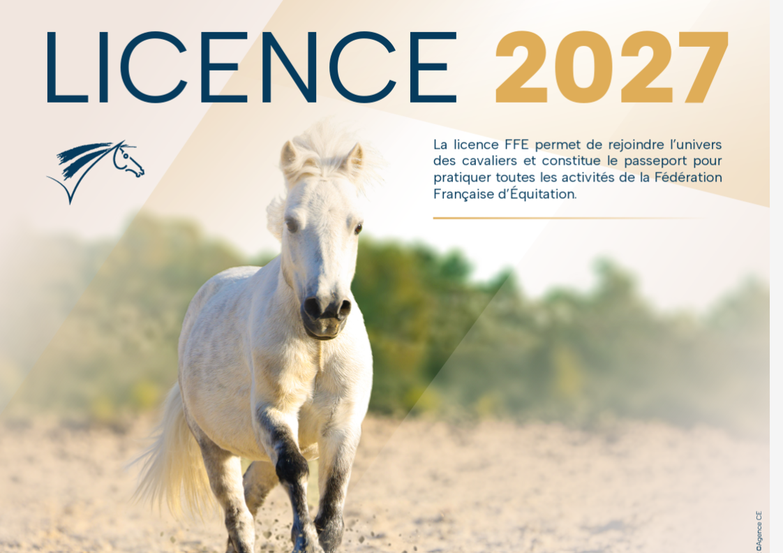 Votre licence 2027 est arrivée Votre licence 2027 est arrivée